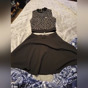 Black 2pc formal dress